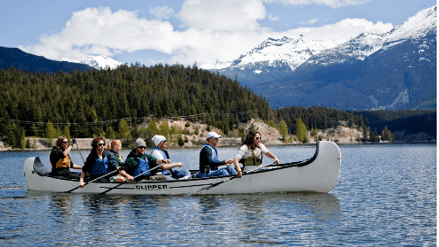 Things To Do Alta Lake Voyageur Canoe Tour