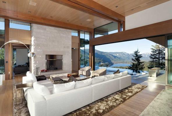 Mountain view from Whistler vacation home managed by local property team