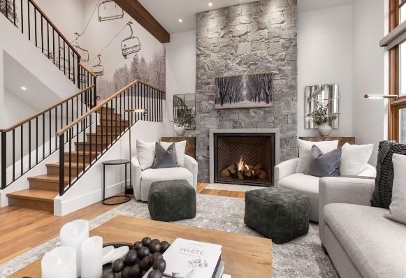 View of fireplace in locally managed property