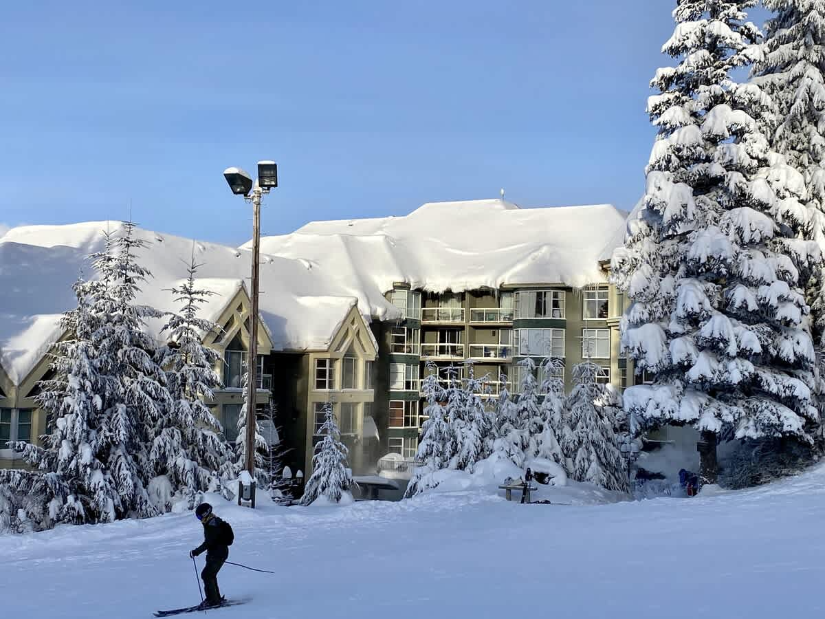 Woodrun Lodge Whistler ski-in ski-out condo rental near Blackcomb Mountain